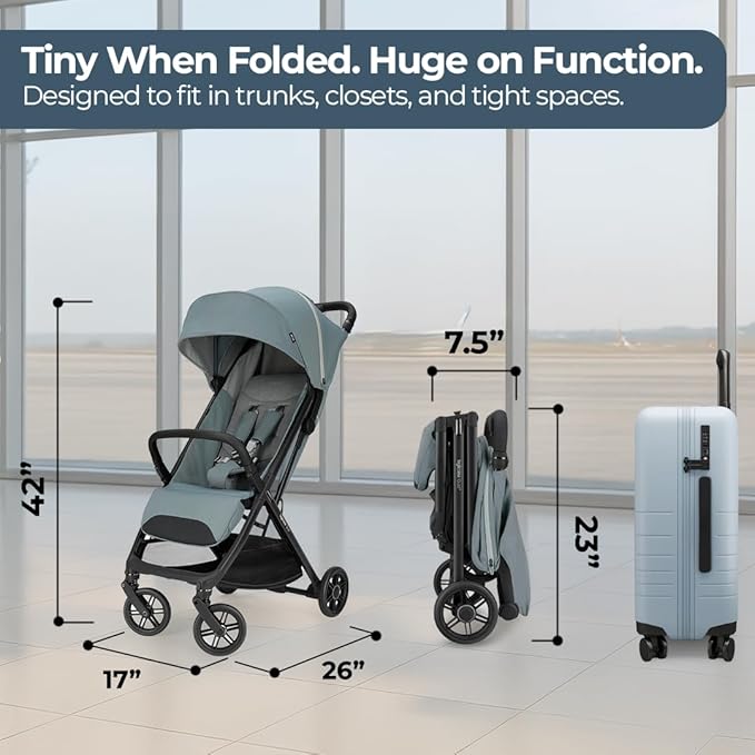 Inglesina Quid³ Stroller, Galaxy Gray - Image 7