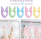 10 Pcs Travel Hangers Cruise Ship Essentials Accessories Portable Folding - Image 4