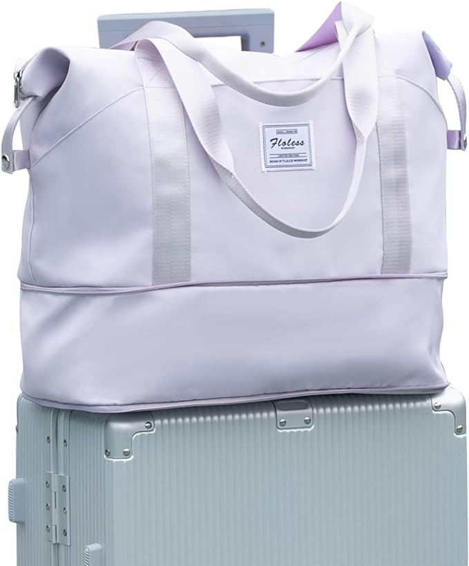 Travel Duffel Bag, Sports Tote Gym Bag, Shoulder Weekender Overnight Bag by WONHOX