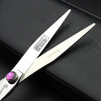 SHARONDS Hair Cutting Scissors Hairdressing Scissors Thinning Scissor Professional Barber Salon Home Shear For Men Women (7 inch flat)
