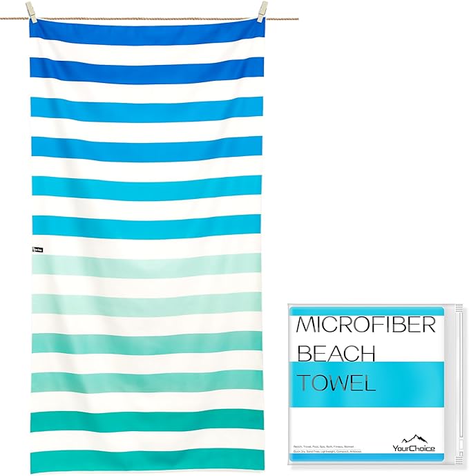Your Choice Microfiber Quick Dry Sand-Free Beach Towel by YourChoice