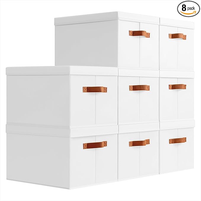 Storage Bins with Lids by Homsorout