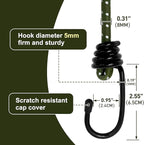 Bungee Cord Luggage Cord Resilience 18 Inch 4 Pieces - Image 3