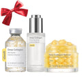 SUNGBOON EDITOR Intensive Collagen Care Trio | for Fine Lines, skin elasticity care, Dry Skin | Silk Peptide Intensive firm-looking-looking/Plump-looking Ampoule&Retinol Capsule Cream&Deep Collagen