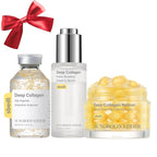 SUNGBOON EDITOR Intensive Collagen Care Trio | for Fine Lines, skin elasticity care, Dry Skin | Silk Peptide Intensive firm-looking-looking/Plump-looking Ampoule&Retinol Capsule Cream&Deep Collagen