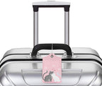 2PC Cats in Love Pattern Luggage Tag - Image 5