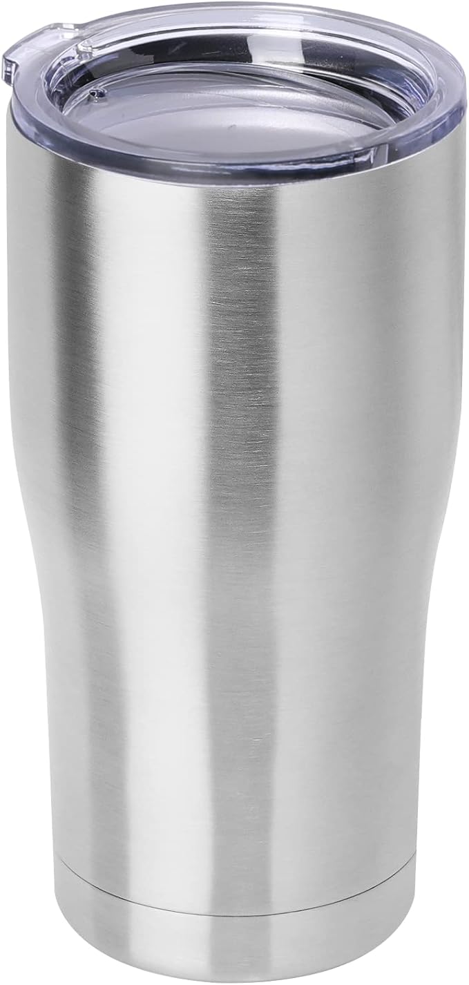 DOMICARE 20oz Tumbler with Lid Stainless Steel Tumblers Bulk, Double Wall by VisittheDOMICARE