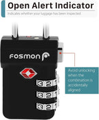 Fosmon TSA Approved Luggage Locks, Suitcase Travel Lock - Image 8