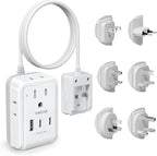 VINTAR Universal Travel Adapter Kit, 3ft Detachable Extension Cord by VINTAR