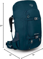 Osprey Fairview Trek 70L Women's Travel Backpack, Night Jungle Blue - Image 8