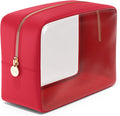 Clear Makeup Bag Zipper Pouch, Transparent Cosmetic Case Organizer, TSA by Embla