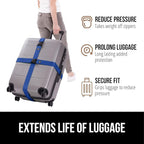 GORILLA GRIP Heavy Duty 4 Pack Adjustable Luggage Straps - Image 5