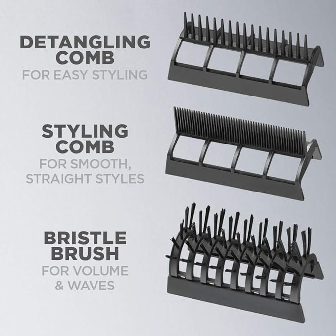 Conair 3-in-1 Styling Hair Dryer,1875W Hair Dryer with 3 Attachments,(Pack of 4)