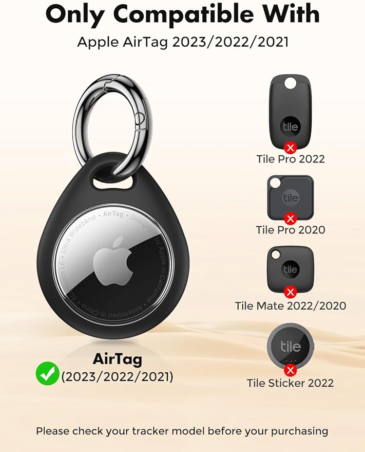 UNBREAKcable Holder for Apple AirTag Waterproof TPU Shell Case - Image 2