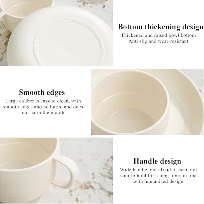Camping Essentials Set, HOMQUEN Camping Plates and Bowls Set, Coffee Mug - Image 7