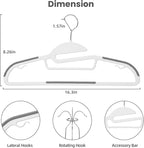 BAGAIL Plastic Hangers 50 Pack - Image 2