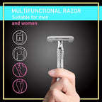 BAILI Classic 3-Piece Double Edge Safety Razor Wet Shaving - Image 2