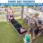 8 Foot Portable Beer Pong (8-Feet / Black)