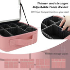 Makeup Bag with Led Mirror, Travel Makeup Organizer with 3 Color Setting & - Image 5