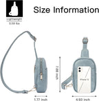 Telena Small Sling Bag for Women Leather Crossbody Fanny Packs Chest Bag for - Image 6
