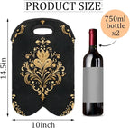 Neoprene Wine Tote, Bottle Carrier Gag Insulating Neoprene Thicker, Insulated - Image 2