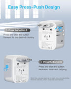 Universal Travel Adapter, VINTAR International Power Adapter - Image 3