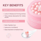 PDRN Pink Collagen Capsule Cream – Salmon PDRN - Dual Texture Barrier Repair Moisturizer | Salmon DNA + 5% Niacinamide 2oz