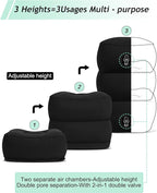 JefDiee Inflatable Travel Foot Rest Pillow, Kids Airplane Bed, Adjustable 3 - Image 5