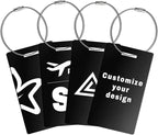4 pcs Personalized Luggage Tags by comfortez