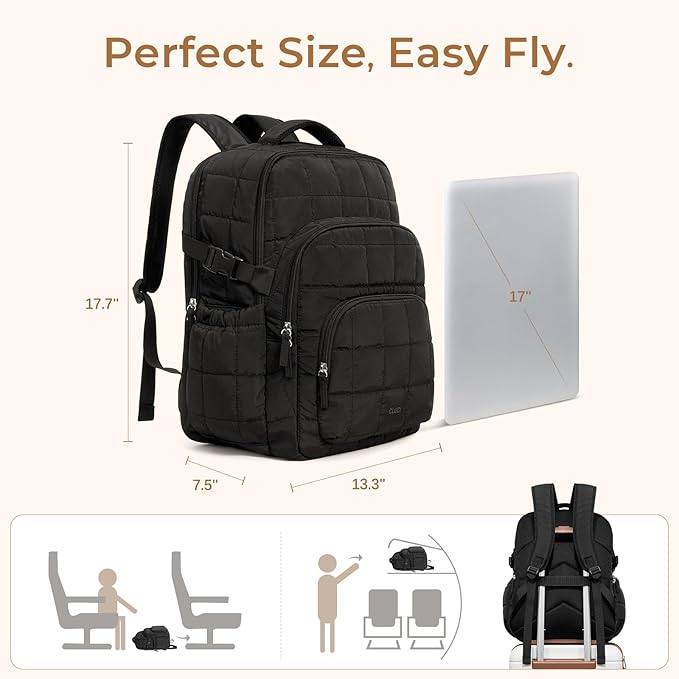 CLUCI Wrinkle-Resistant Laptop Backpack - Image 3