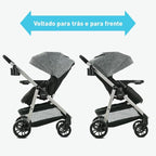 Graco Modes Pramette Stroller, 3-in-1 Baby Stroller, 3 Modes from Infant Car - Image 3