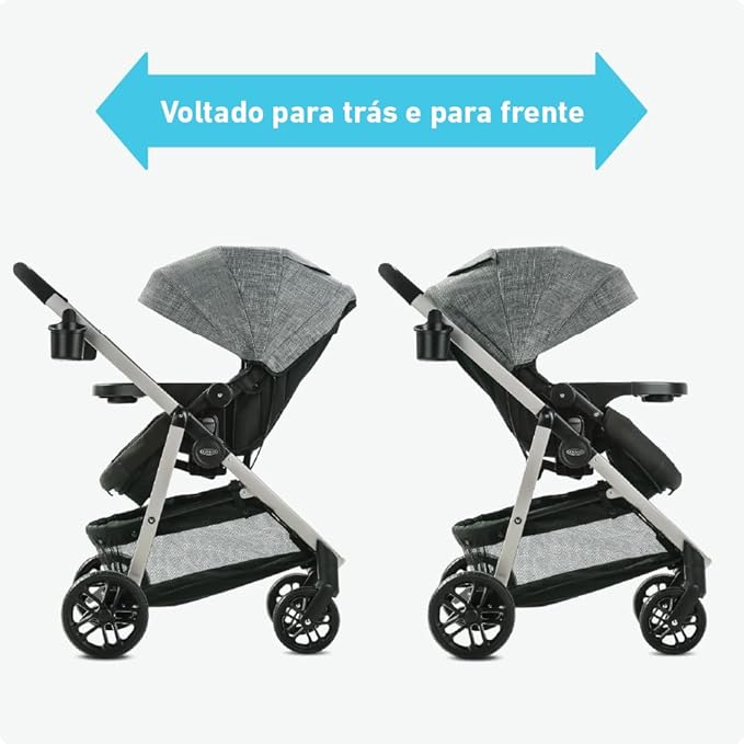 Graco Modes Pramette Stroller, 3-in-1 Baby Stroller, 3 Modes from Infant Car - Image 3