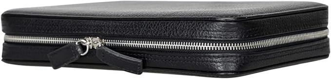 Medicine Handmade Leather Cable Organizer Bag – Full-Grain Leather Travel Tech - Image 4