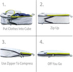 Cipway Compression Packing Cubes Set, Ultralight Expandable Travel Packing - Image 2