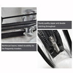 2Pcs Crystal Clear PVC Travel Toiletry Bag Kit - Image 4