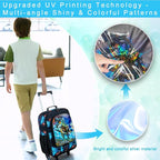 Kids Luggage for Boys Girls, Toddler Rolling Travel Carry on Suitcase - Image 4