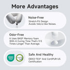 Neck Pillow Airplane, 100% Pure Memory Foam, Cooling Airplane Pillow, Travel - Image 6