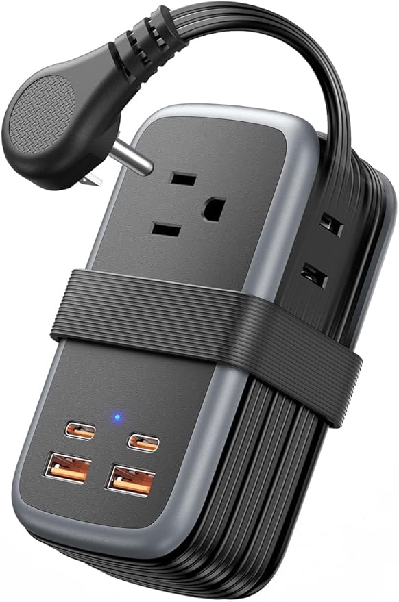 NTONPOWER GAN Ultra 65W USB Fast Charging Station, 7 in 1 Travel Power Strip by NTONPOWER