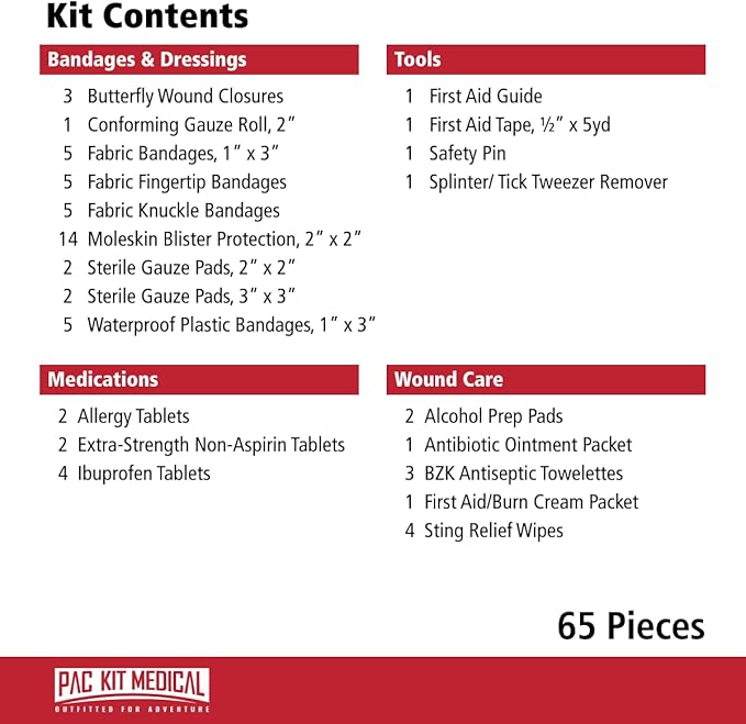 Pac-Kit Trailblazer 1 Outdoor First Aid Kit - Image 3