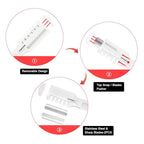 Hair Cutter Comb, Shaper Razor Comb, Split Ends Trimmer Styler, Double Edge Razor Blades for Thinning, Cutting and Styling, Extra 5 Blades Included