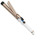 Hoson 1 1/4 Inch Curling Iron Dual Voltage, Ceramic Long Barrel 1.25 Inch Hair Curling Iron for Long Hair, LCD Display with 9 Heat Setting(225°F-450°F for All Hair Types, Glove Include)