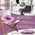 Stuffed Donut Pillow Seat Cushion | - Image 2