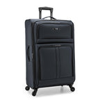 Anzio Softside Expandable Luggage with Spinner Wheels (Dark Grey / 3-Piece Set (22/26/30))