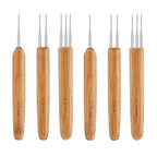 Knitting Tools Wig Dreadlocks Styling Tools & Appliances (Brown) (0.5mm,Brown Two Heads)