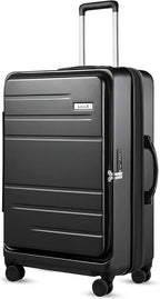 LUGGEX 24 Inch Luggage with Spinner Wheels, Expandable PC Hard Shell Checked by LuggeXLUGGAGE