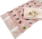 Travel Jewelry Roll Bag Portable Organizer Pouch - Image 7