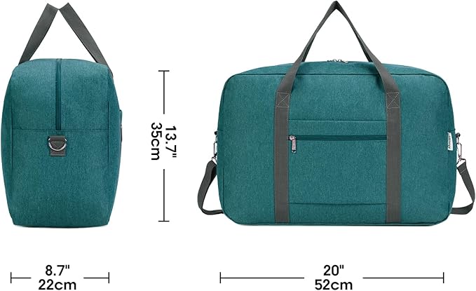 For United Airlines Foldable Carry on Bag 22x14x9 Travel Duffel Bag Packable - Image 4