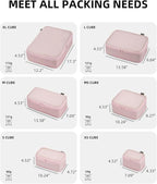 6 Set Compression Packing Cubes - Image 4