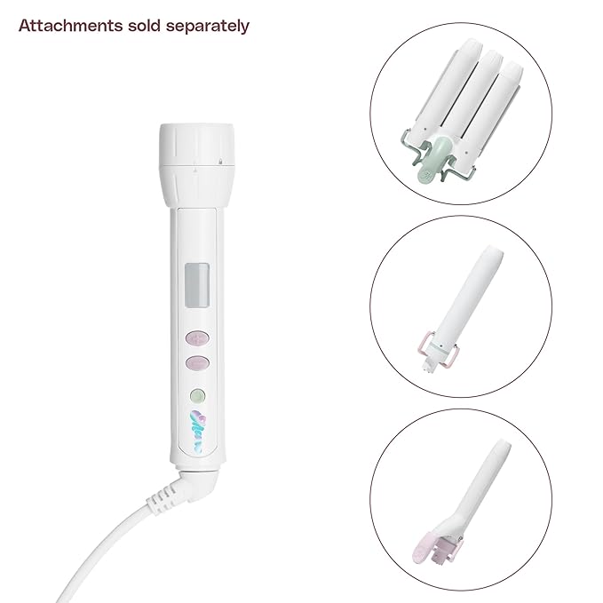 Mane Power Base - Interchangeable Base for Hot Hair Tools - Compatible with Curling Iron, Curling Wand & Hair Waver Attachments - Dual Voltage for Travel & Auto Shut-Off - 9 Foot Rotating Cord