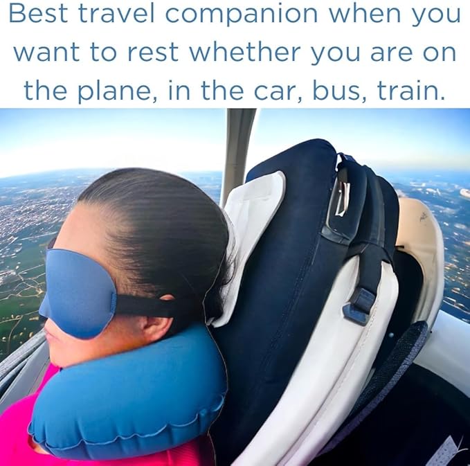 Inflatable Travel Pillows for Airplanes - Image 2